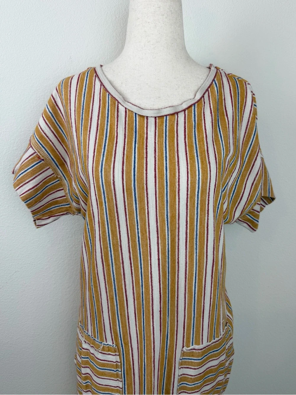 Free People Beach Endless Summer Marguerite Tee Maxi Dress Sand Combo Size Small